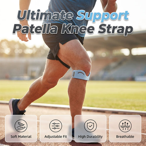 🔥 Limited-Time 50% OFF 🦵 Hestiy Breathable Shock-Absorbing Patella Brace – 8mm V-Shaped Support, Adjustable Fit & Cool Comfort ⚡
