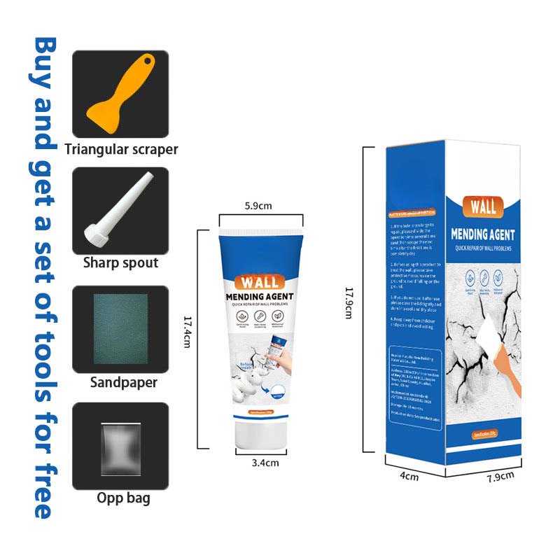 🏆LAST DAY SALE 50% OFF🔥Quick-Dry Wall Repair Cream.