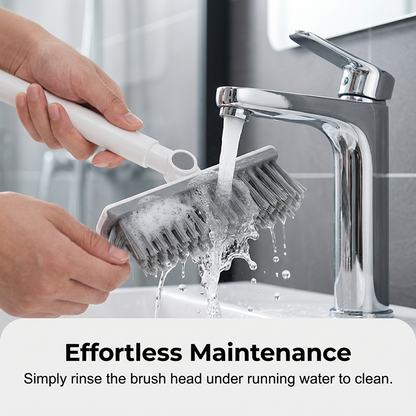 🧹 2-in-1 Grout & Corner Scrubber Brush with Squeegee🫧.