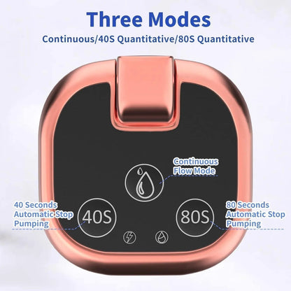 🏠 Automatic dispenser pump – multifunctional, silent & perfect for home, office, summer cottage & camping, fits most standard bottles 🌿.