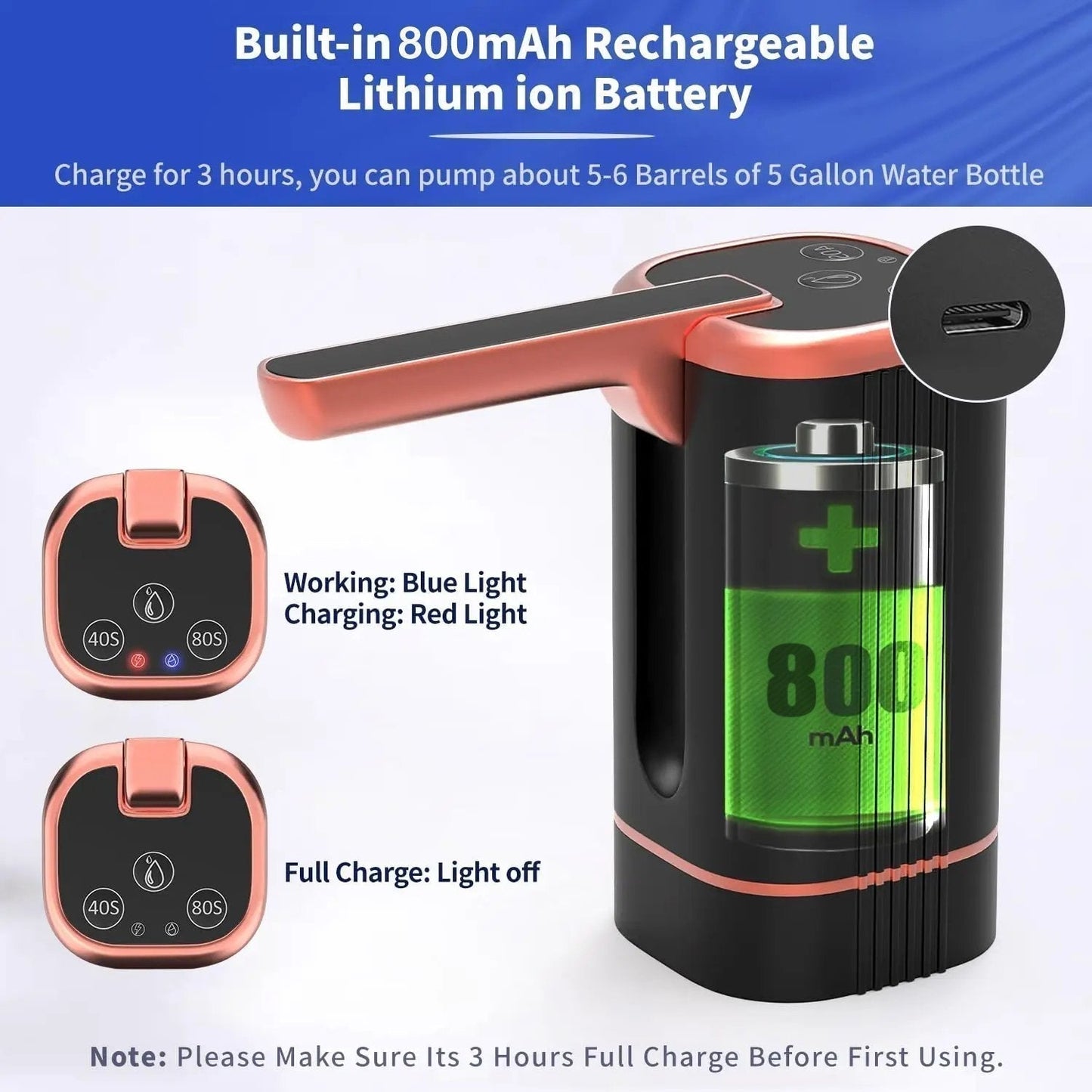 🏠 Automatic dispenser pump – multifunctional, silent & perfect for home, office, summer cottage & camping, fits most standard bottles 🌿.