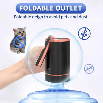 🏠 Automatic dispenser pump – multifunctional, silent & perfect for home, office, summer cottage & camping, fits most standard bottles 🌿.