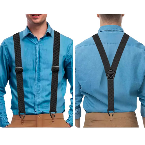 👔 LIMITED-TIME 50% OFF! ✨ Men's X-Back Suspenders with Hook Clips – Heavy-Duty, Wide Straps, Fully Adjustable 🔧
